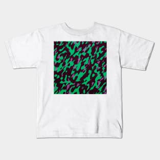 Camouflage - green Brown Kids T-Shirt